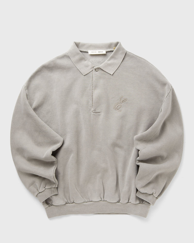Fear of God Essentials Classic Polo Sweatshirt Grey