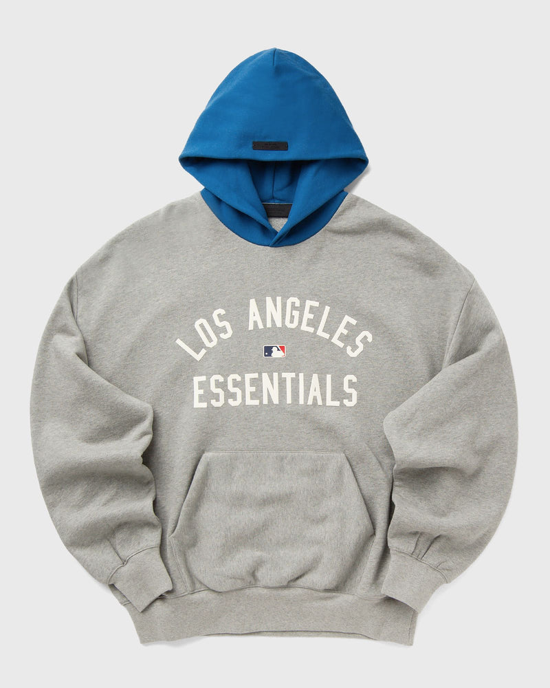 Fear of God Essentials Dodgers Sport Fit Pullover Hoodie Grey