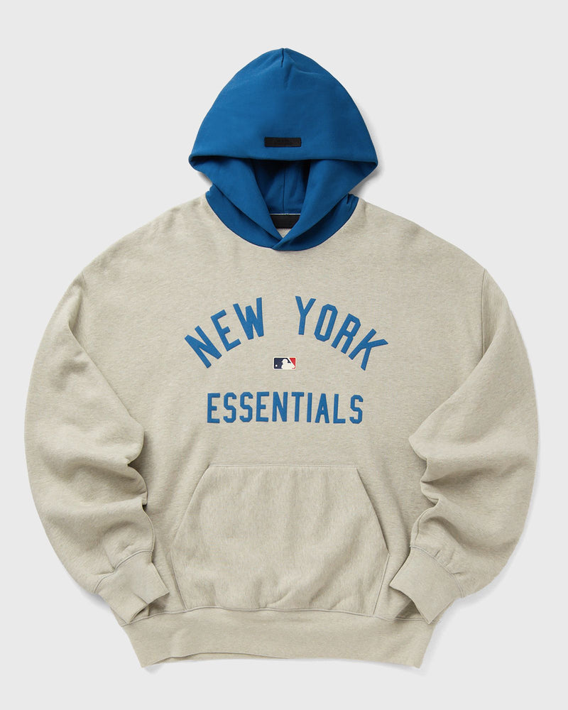 Fear of God Essentials Mets Sport Fit Pullover Hoodie Grey