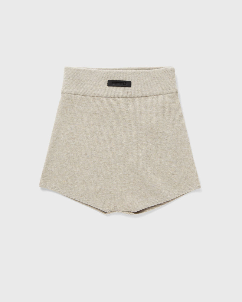 Fear of God Essentials Womens Soft Rib Knit Boxer Brown
