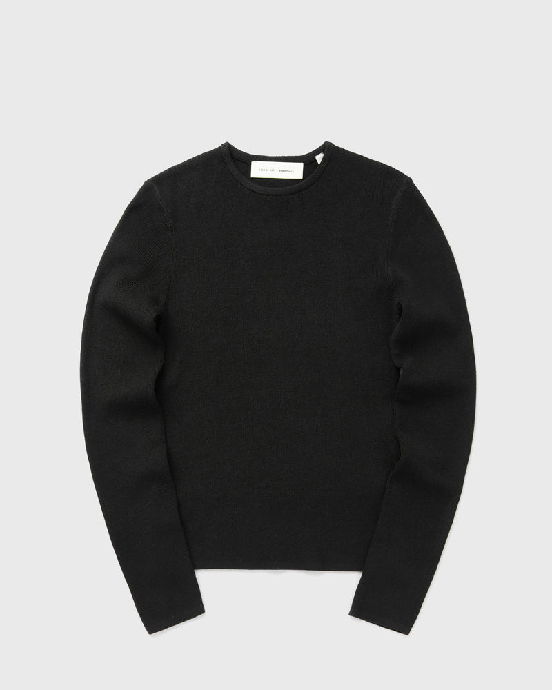 Fear of God Essentials Womens Soft Rib Long Sleeve Black