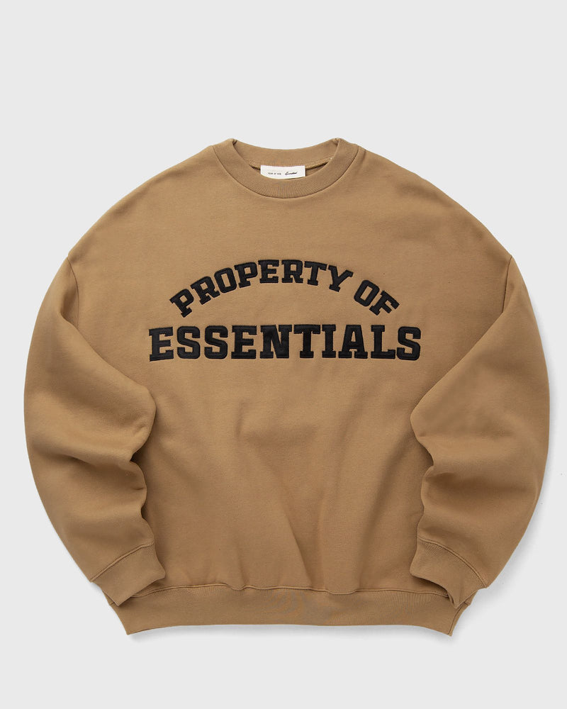 Fear of God Essentials Property Lounge Crewneck Brown