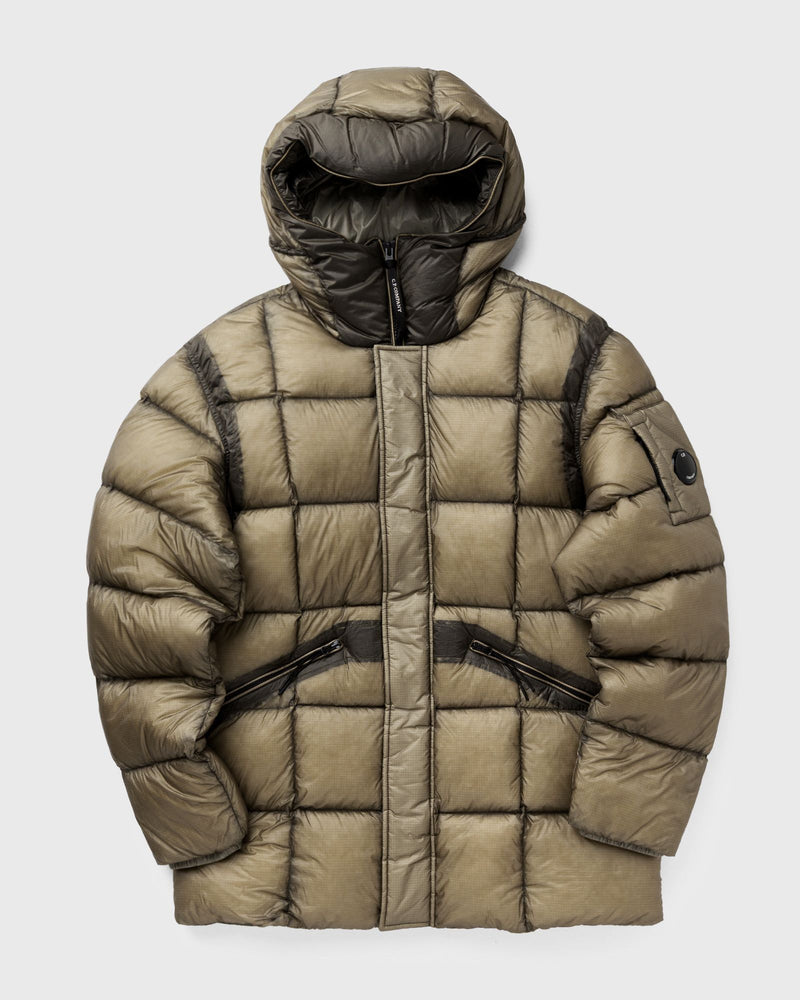 C.p. Company D.d. Shell Long Hooded Down Jacket Grey