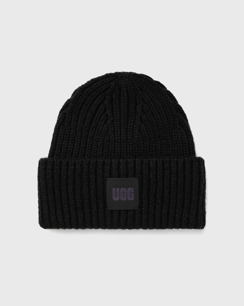 Ugg Womens Chunky Rib Beanie Black