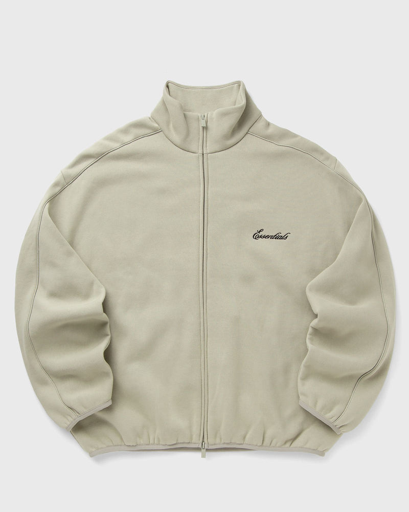 Fear of God Essentials Modern Fit Fleece Track Jacket Grey