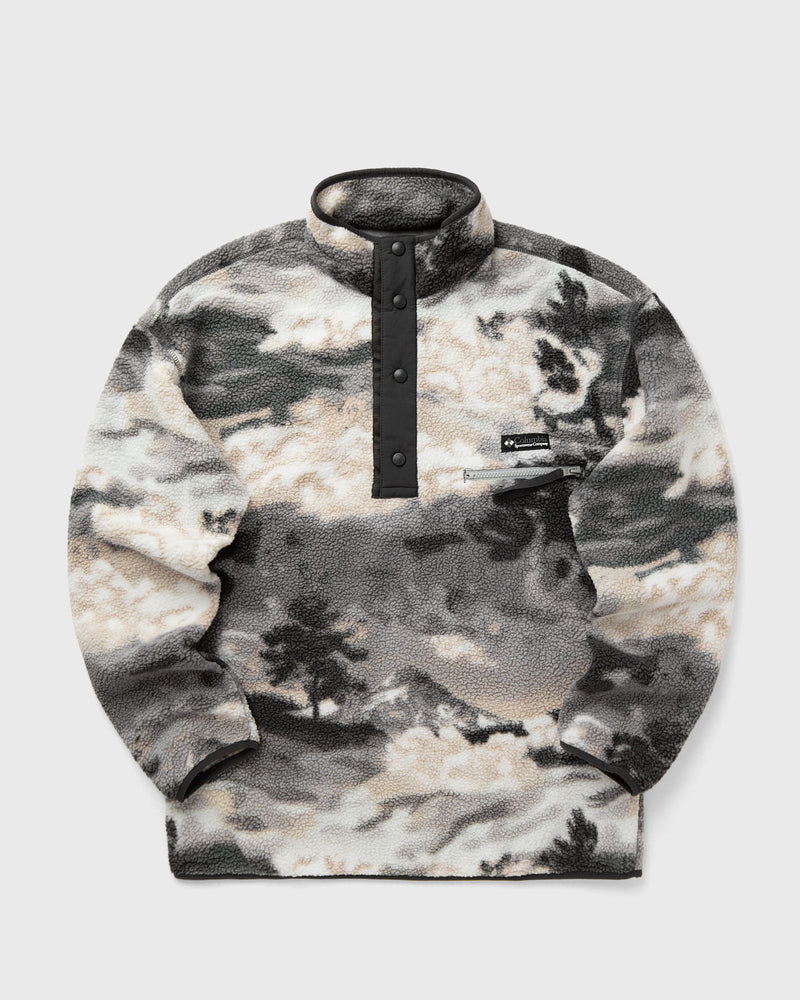 Columbia Helvetia II Printed Half Fleece Black|grey