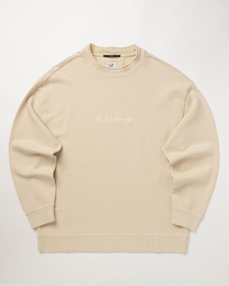 C.p. Company Crewneck Sweatshirt Beige