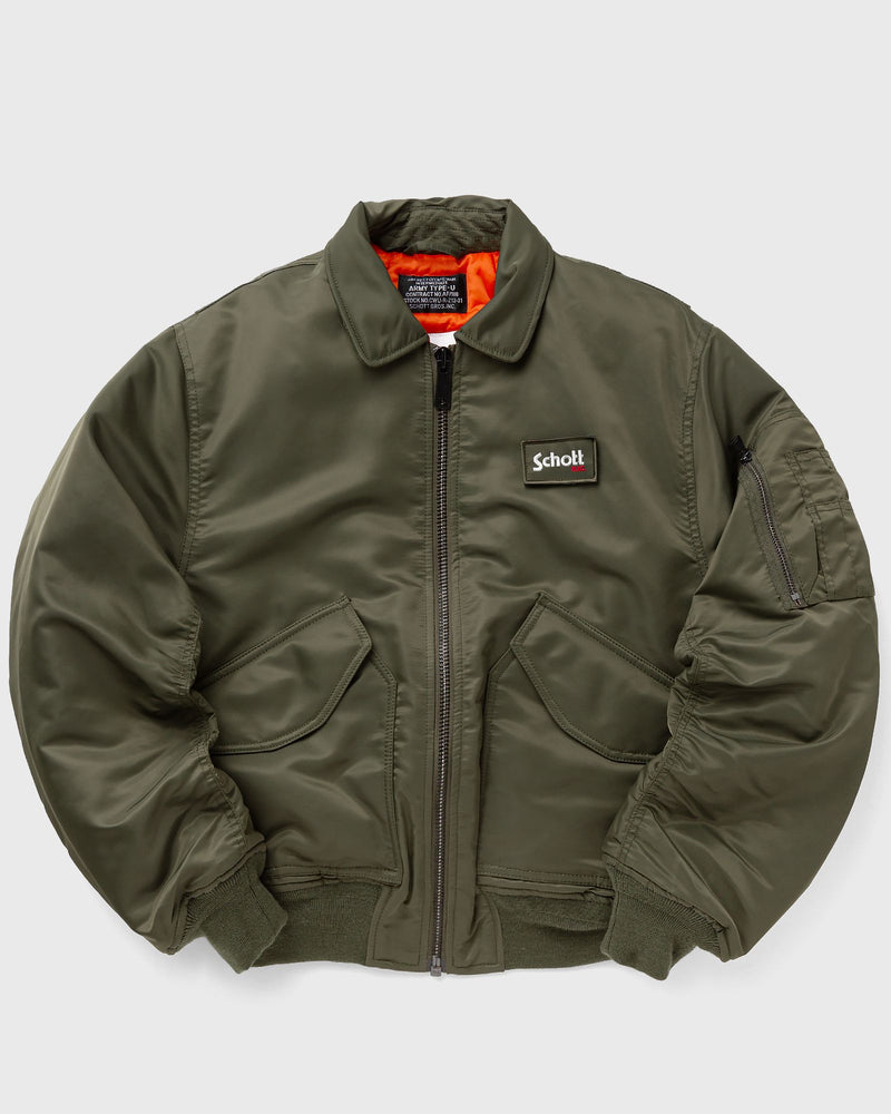 Schott NYC 21090RS Jacket Green