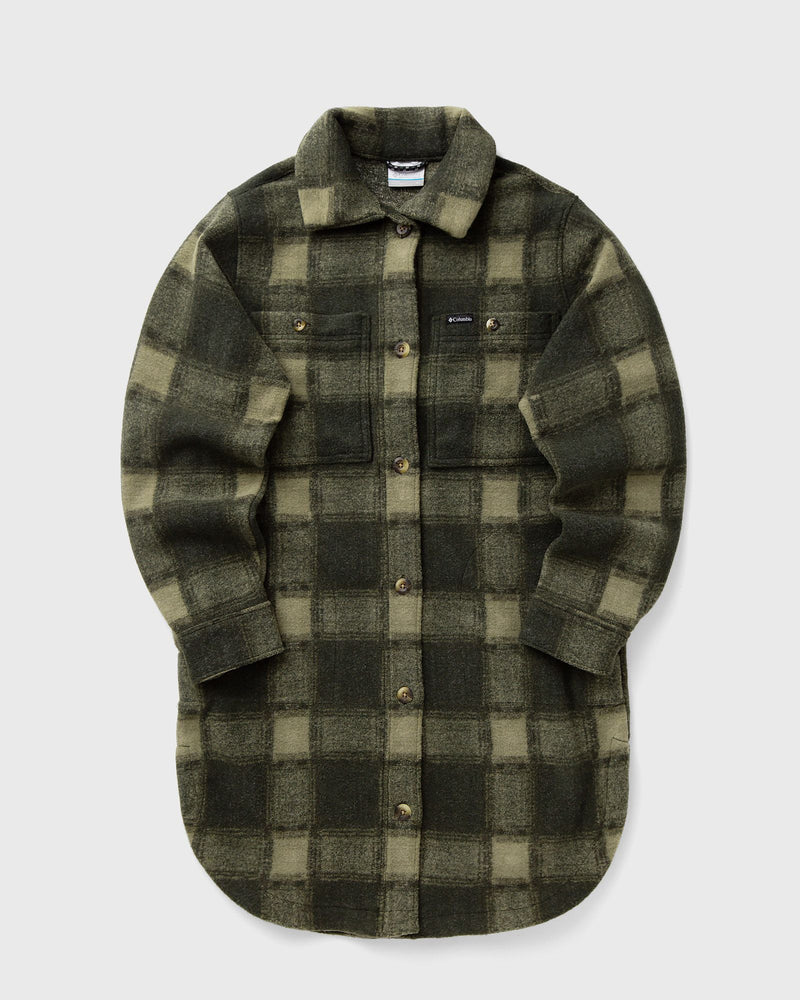 Columbia Wildest Venture™ Long Fleece Coat Green