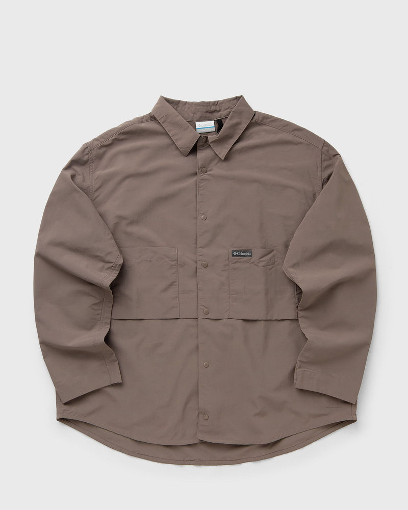 Columbia Chill Creek Ls Shirt M Brown