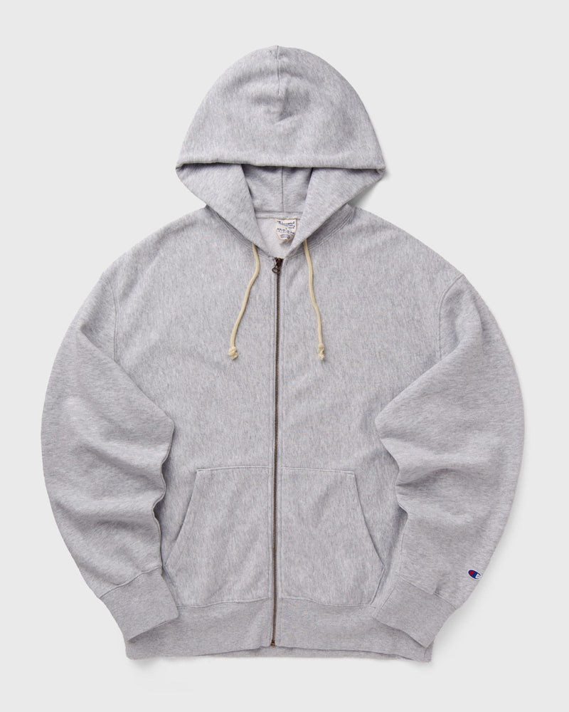 Champion Full Zip Hoodie Sweatshirt Grey