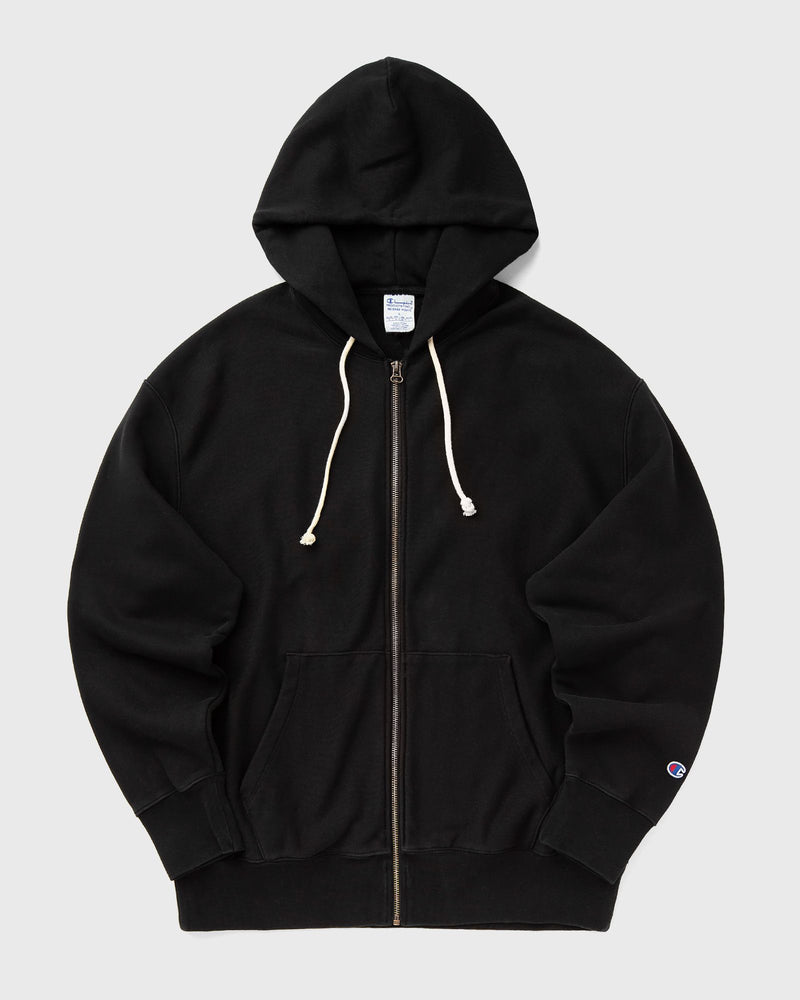 Champion Full Zip Hoodie Sweatshirt Black