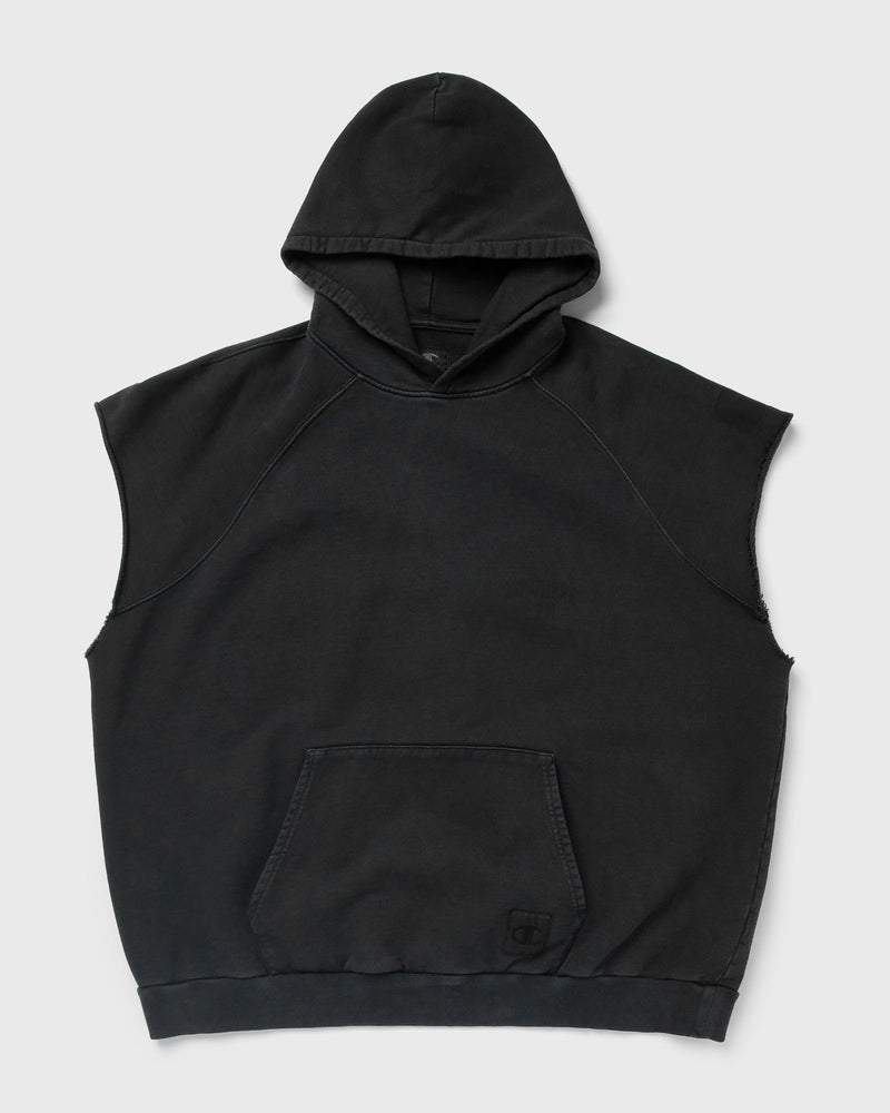 Champion Hooded Sleeveless Sweatshirt Nowhere Gym Black