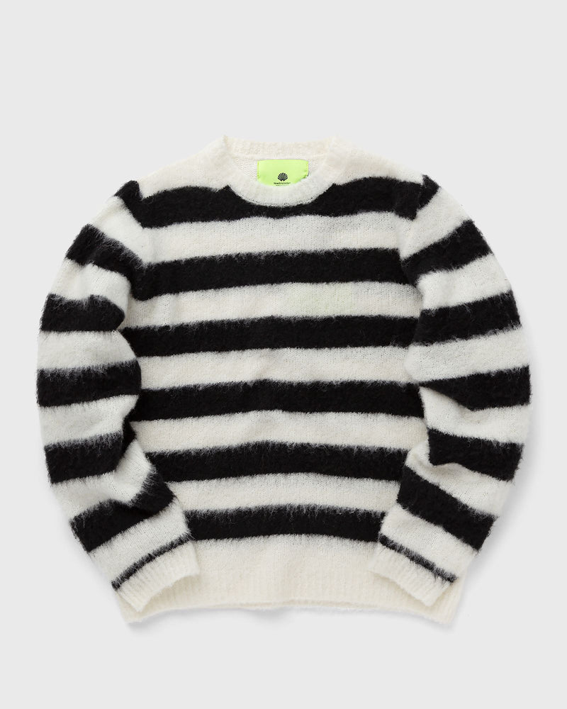 New Amsterdam Double Up Crew Knit Black|white