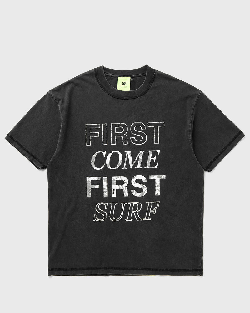 New Amsterdam First Come First Surf Tee Black