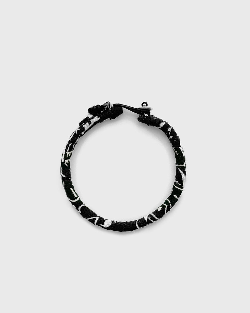 Mikia Bandana Bracelet Black