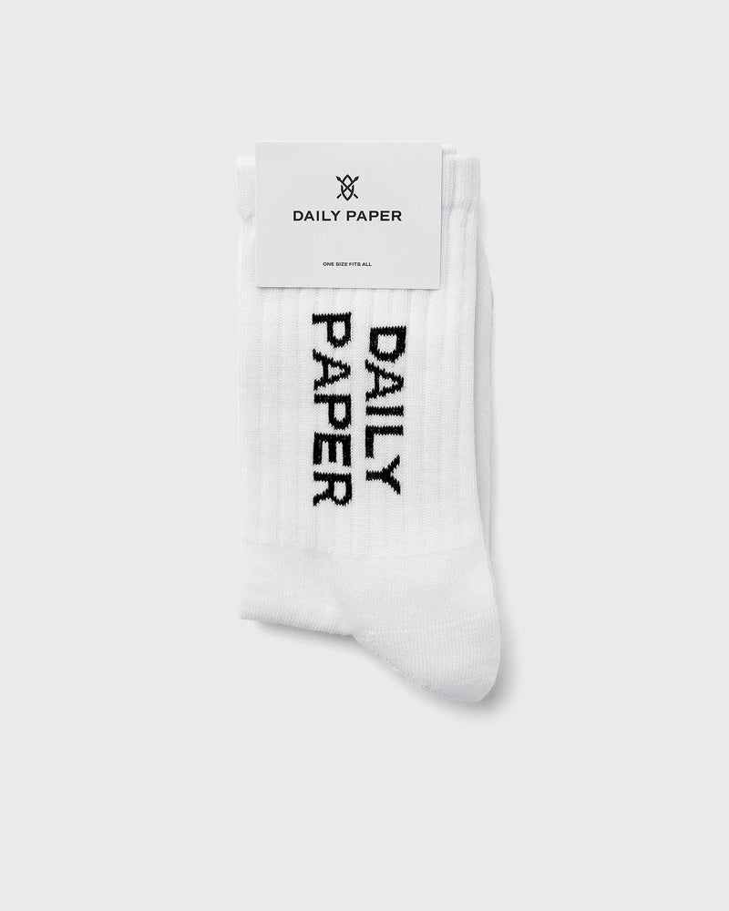 Daily Paper Logotype Socks White