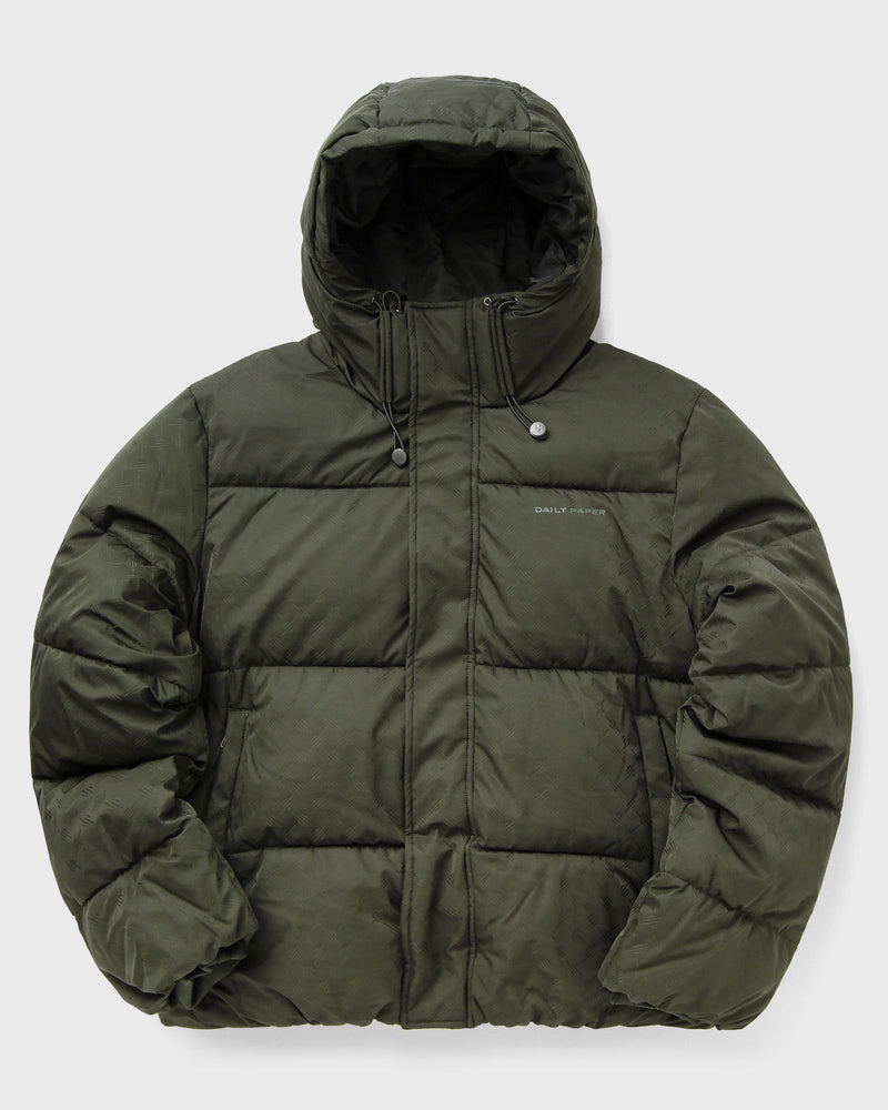 Daily Paper Monogram Puffer Jacket Green