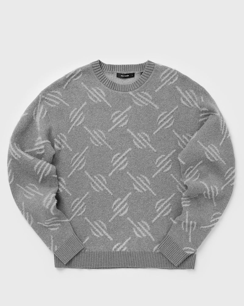 Daily Paper Tevin Monogram Knit Sweater Grey