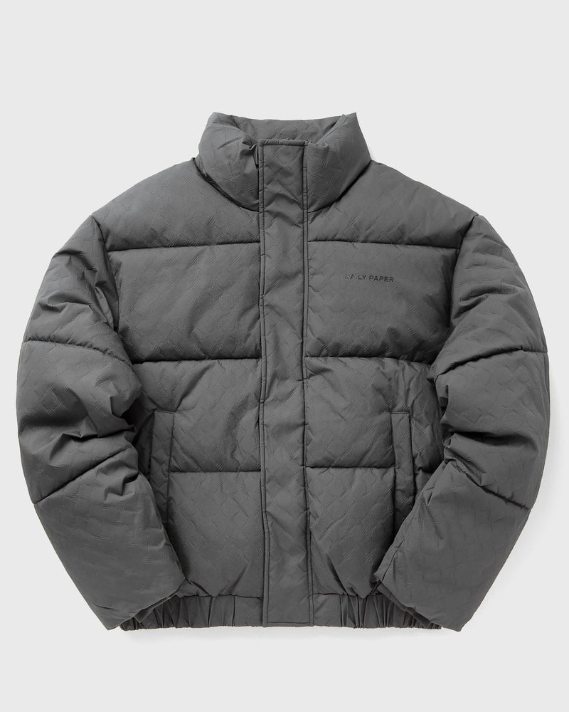 Daily Paper Renako Monogram Puffer Jacket Grey