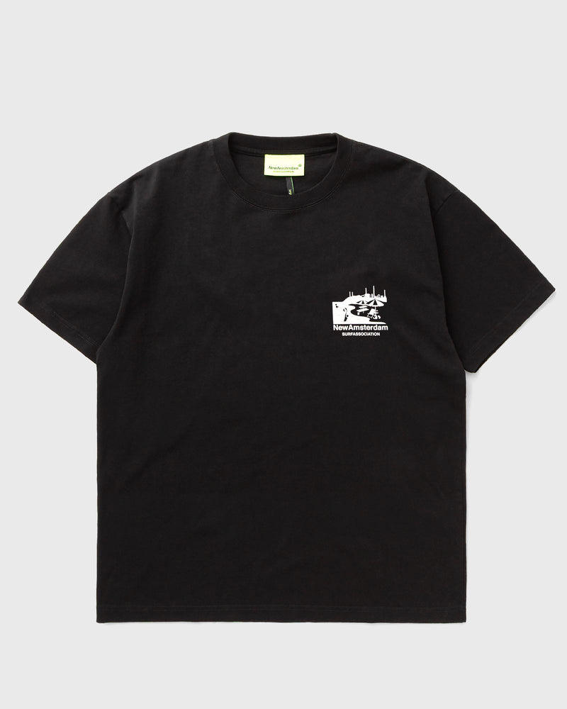 New Amsterdam Beach Sign Tee Black