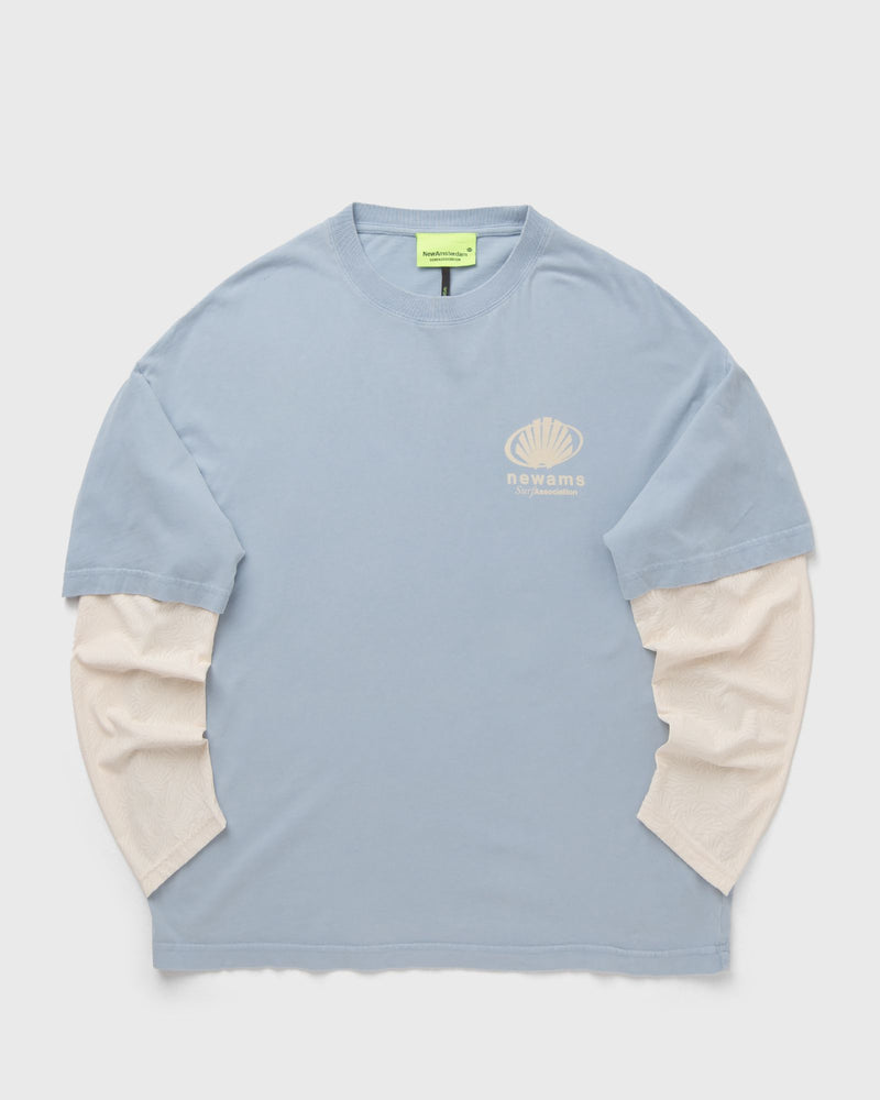 New Amsterdam Corporate Logo Longsleeve Blue|white