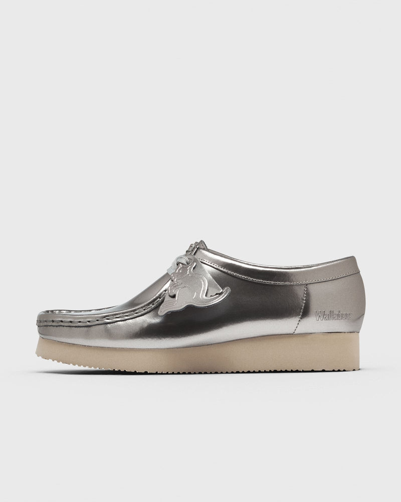 Clarks Wallabee 2604 Silver