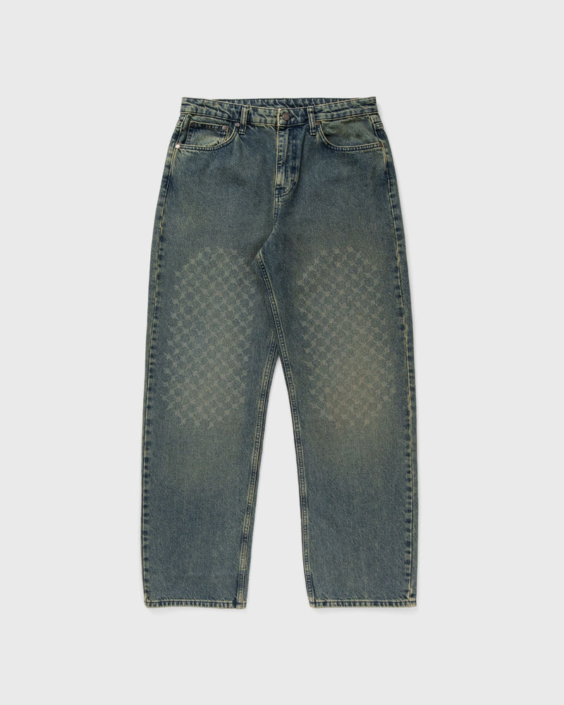 Daily Paper Faded Monogram Amba Jeans Blue