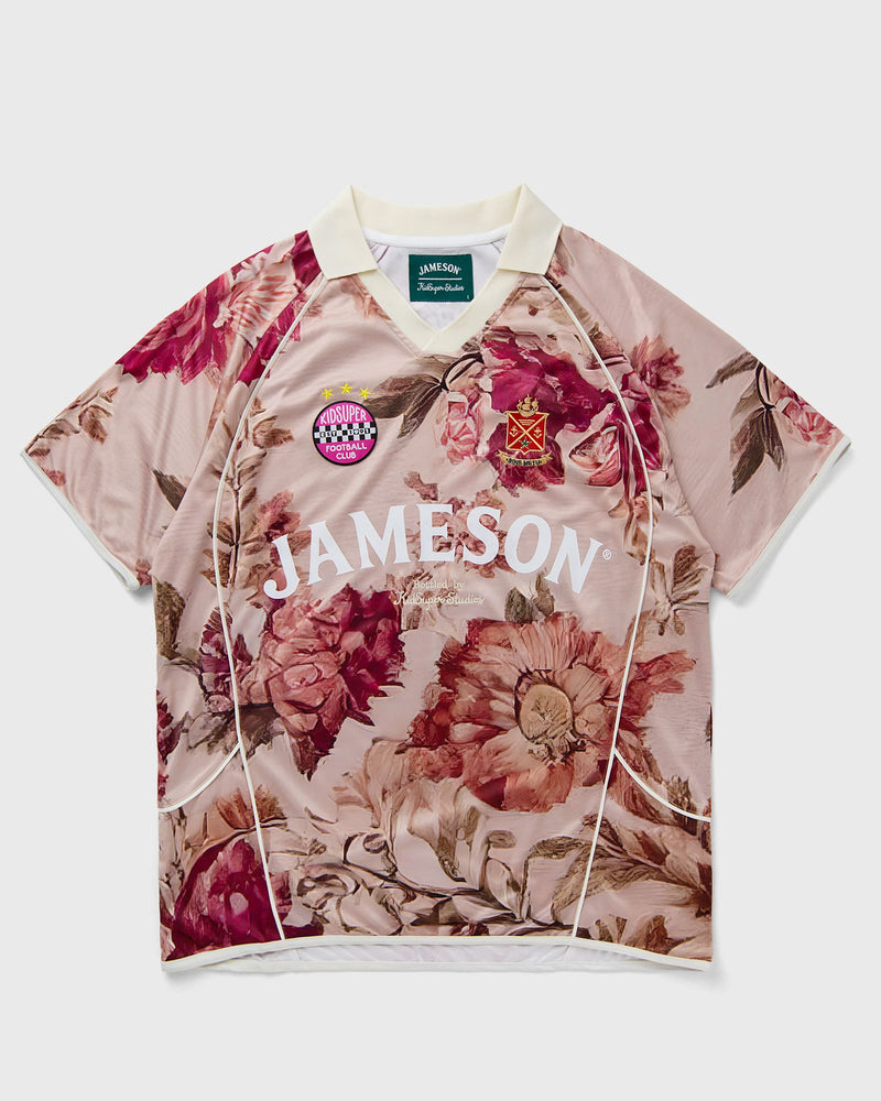 Kidsuper Studios X Jameson Floral Soccer Jersey Pink