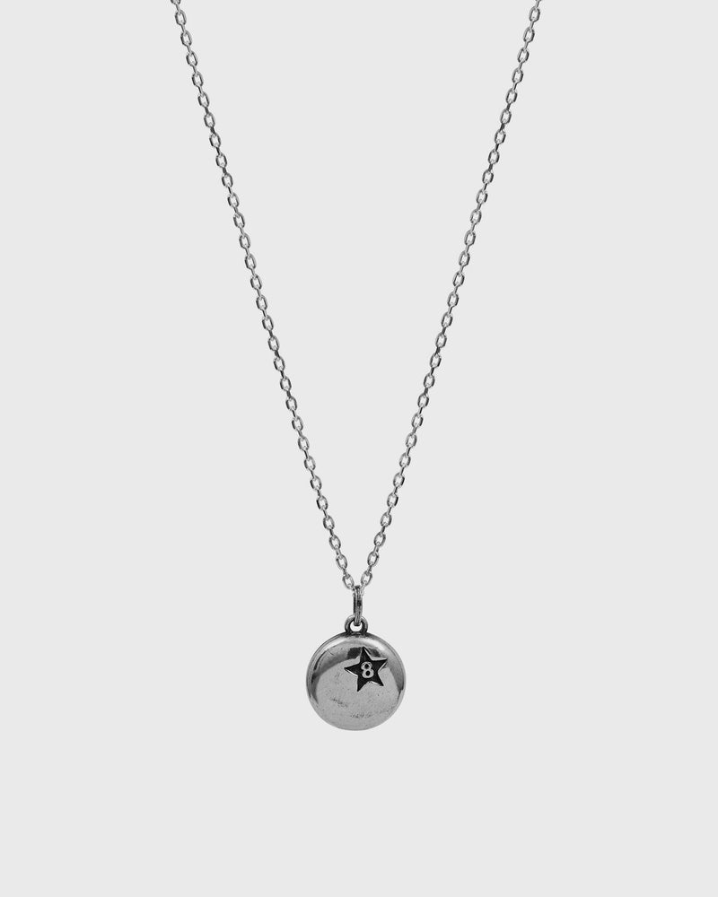 Twojeys 8 Ball Necklace Silver