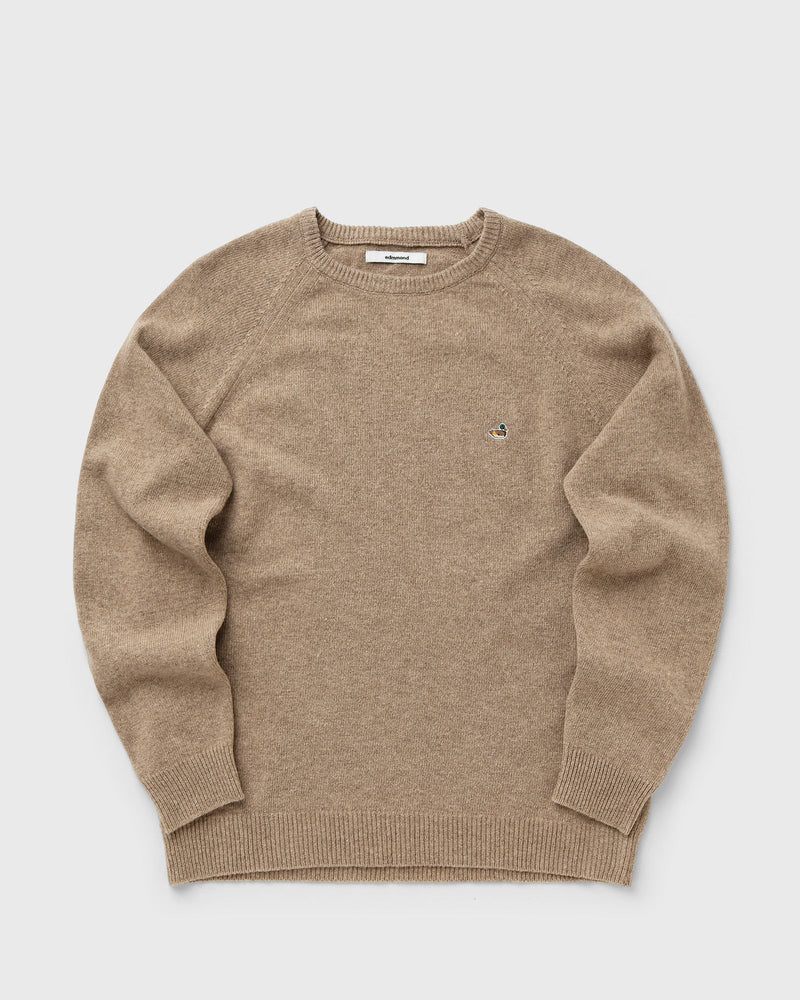 Edmmond Studios Duck Patch Sweater Beige