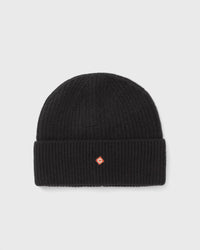 Casablanca Half Cardigan Beanie Black