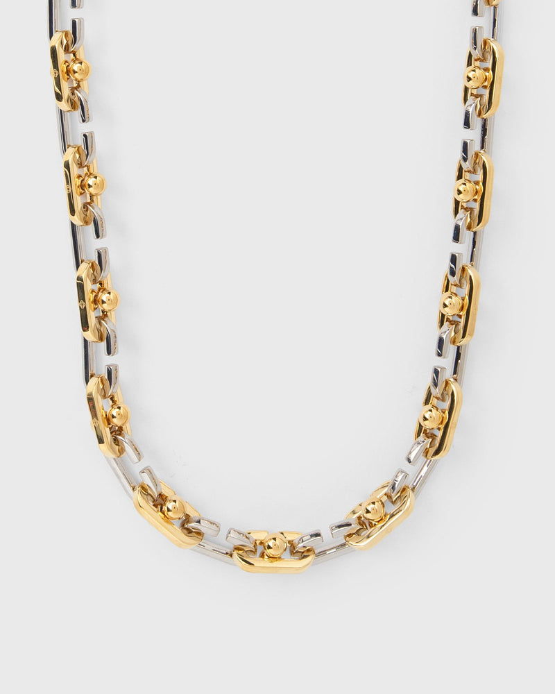 Casablanca C Link Ball Necklace Gold|silver