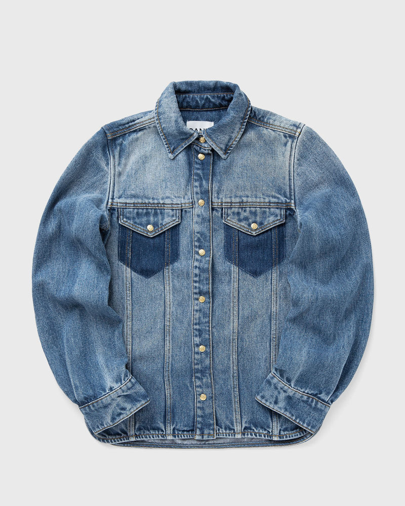 Ganni Light Weight Denim Shirt Blue