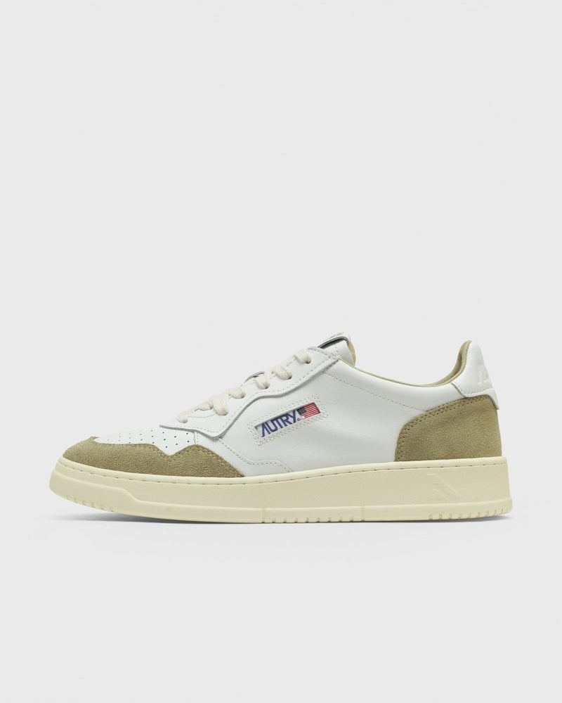 Autry Action Shoes Medalist Low Man Green|white