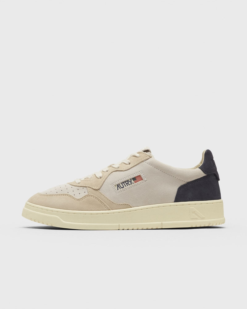 Autry Action Shoes Medalist Low Man Blue|beige