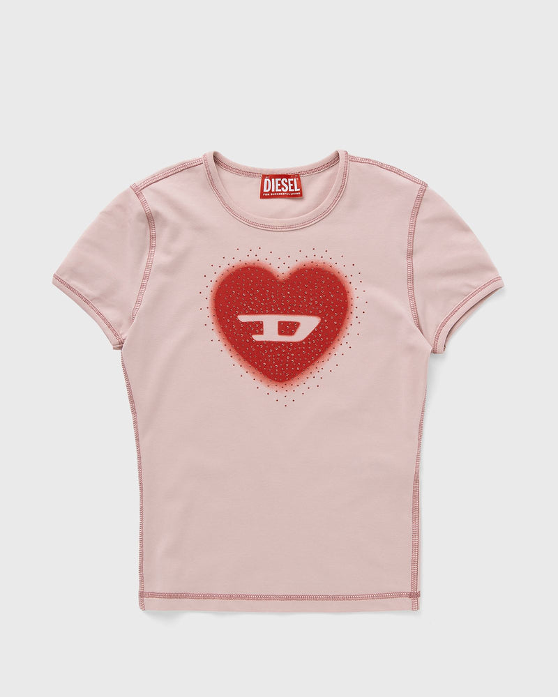 Diesel T-Uncuties-Long-S5 Top Pink