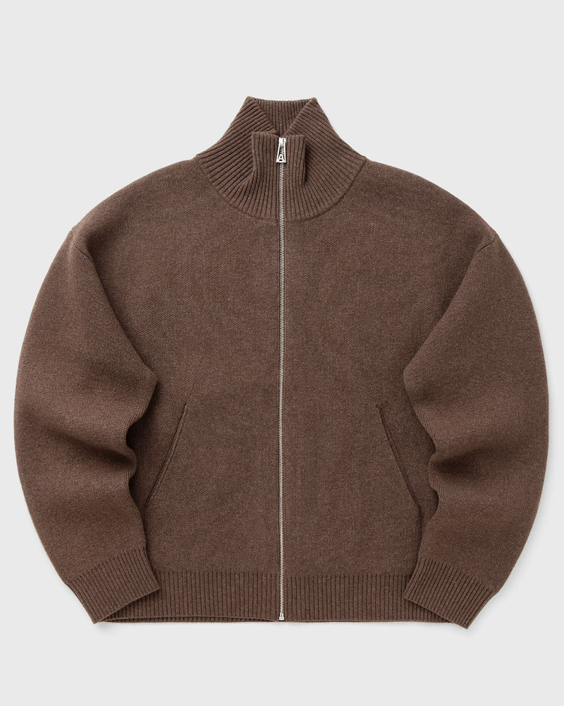 Axel Arigato Core Zip-Up Sweater Brown