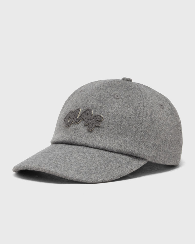 Olaf Signature Logo Wool Cap Grey