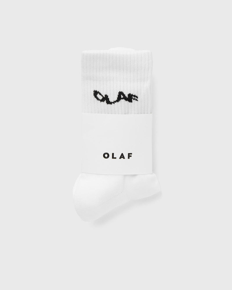Olaf Wavy Drift Sock White