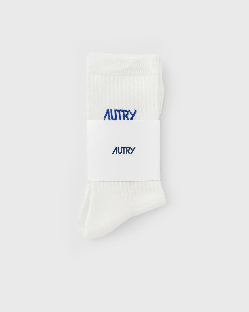 Autry Action Shoes Socks Ma in U Nic White