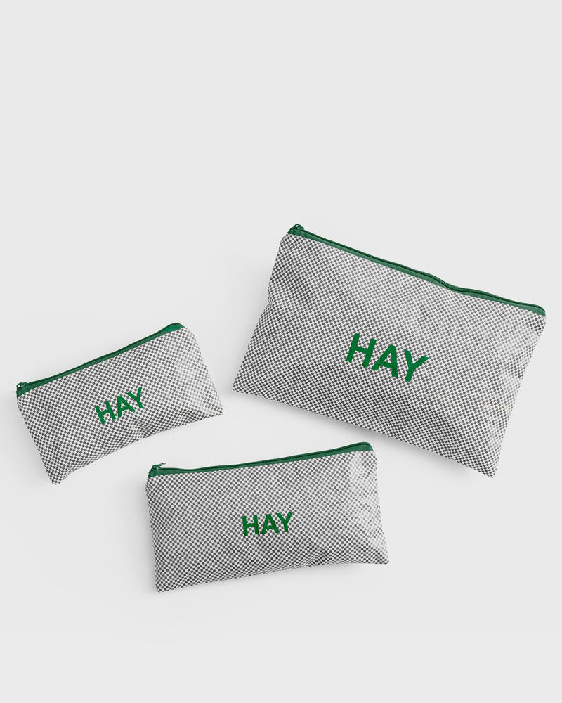 Hay Candy Mono Wash Bag Grey