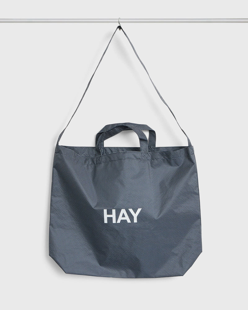 Hay Grid Crossover Bag Medium Blue