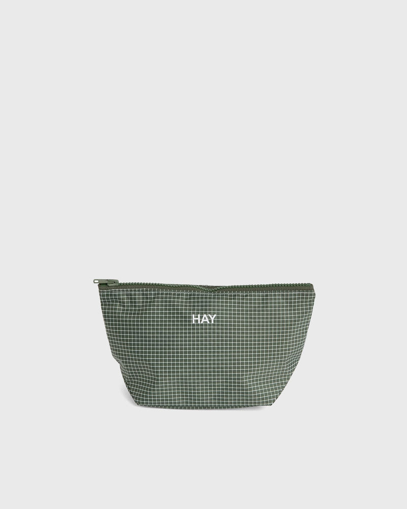 Hay Grid Pouch Small Green