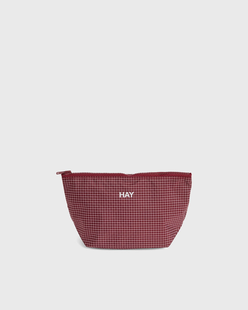 Hay Grid Pouch Small Red