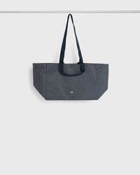 Hay Grid Weekend Bag Small Blue