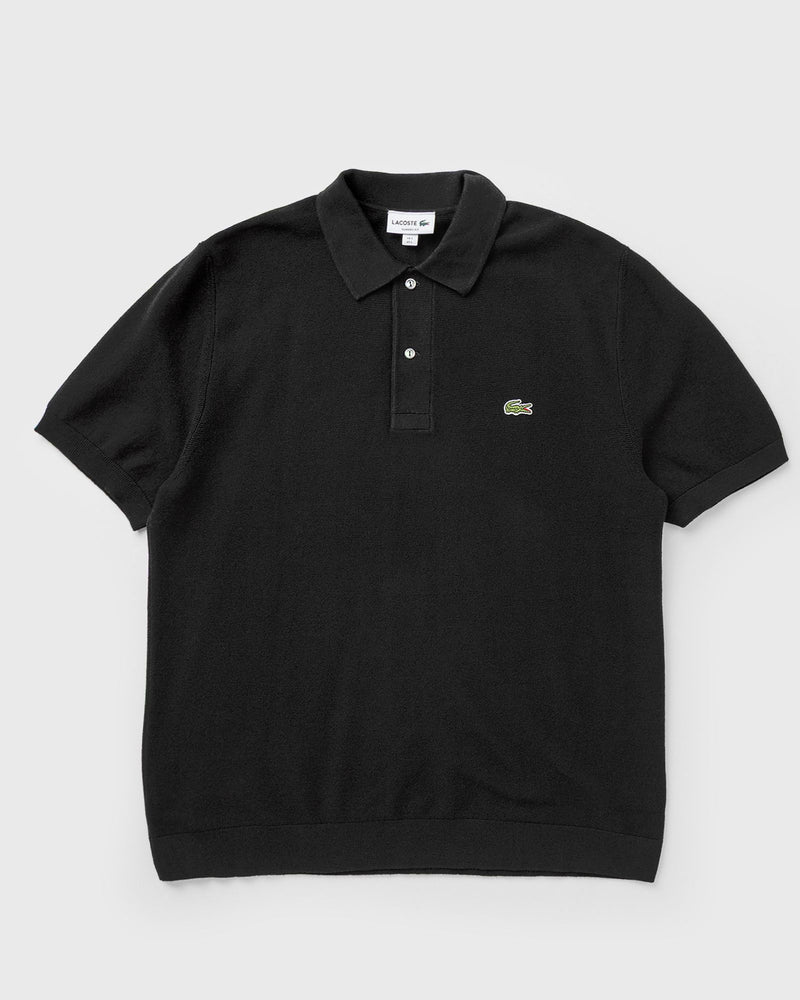 Lacoste Classic Fit Knitted Polo Shirt Black