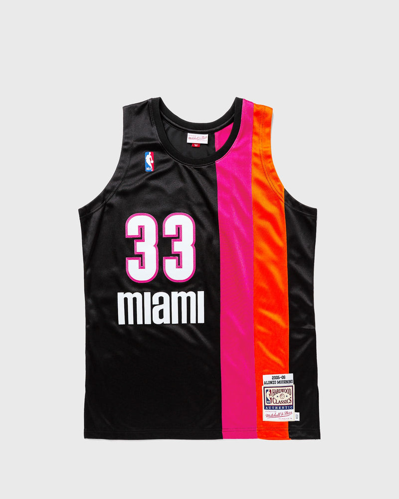 Mitchell & Ness NBA Authentic Jersey Miami Heat Alternate 2005-06 Alonzo Mourning #33 Black