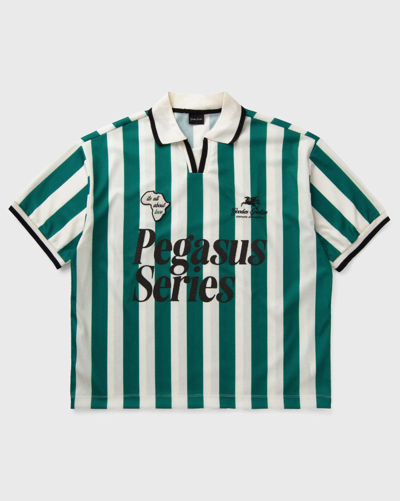Goodies Sportive About Love Football Tee Green|beige