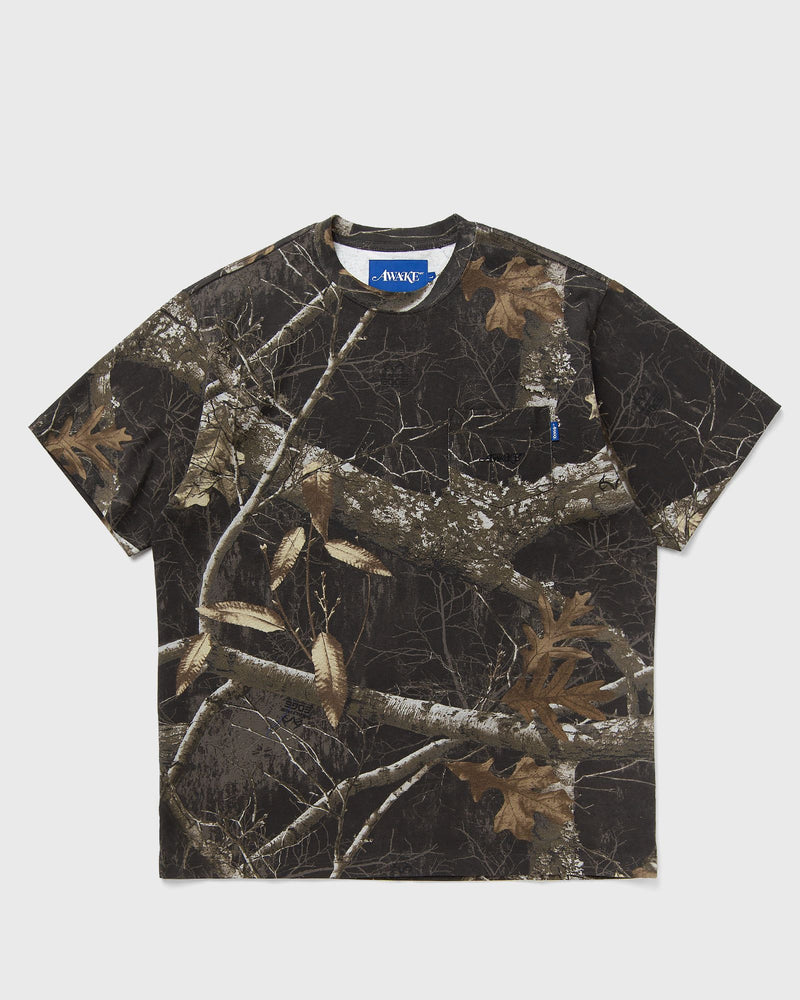 Awake Pocket Ss Tee Brown